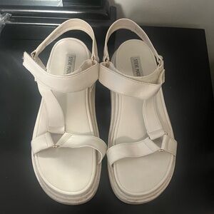 Steve Madden Cream Women's Sandals
